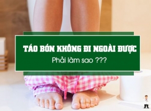 Góc hỏi đáp: táo bón không đi ngoài được phải làm sao?